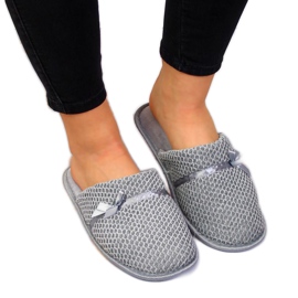 Zapatillas de casa Novedades W EVE331B gris