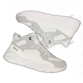 Zapatillas en la plataforma Big Star W GG274643 blanco