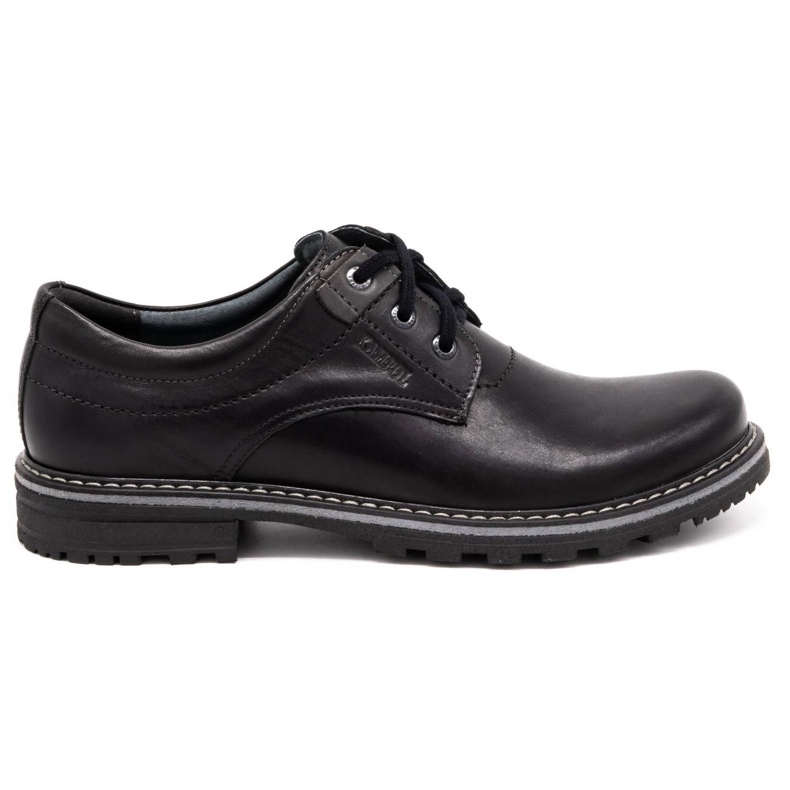 Kampol Zapatos hombre piel 32/15 Negro