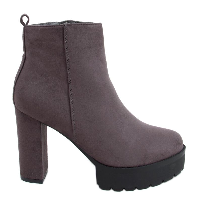 Botas con plataforma Rumma Grey gris