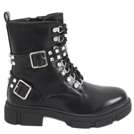 Botas con chorros Lise Black negro