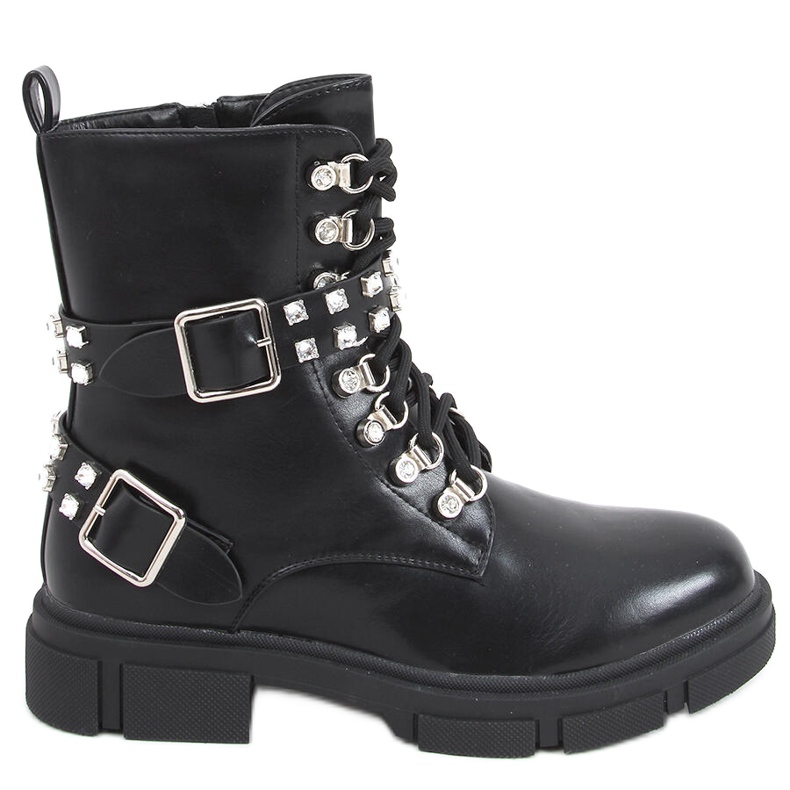 Botas con chorros Lise Black negro