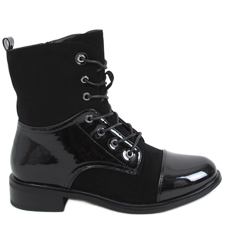 Bota charol Nina Black negro