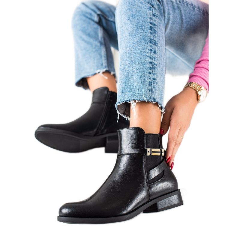 W. Potocki Elegantes botas negras de Potocki negro W. Potocki Elegantes botas negras de Potocki negro