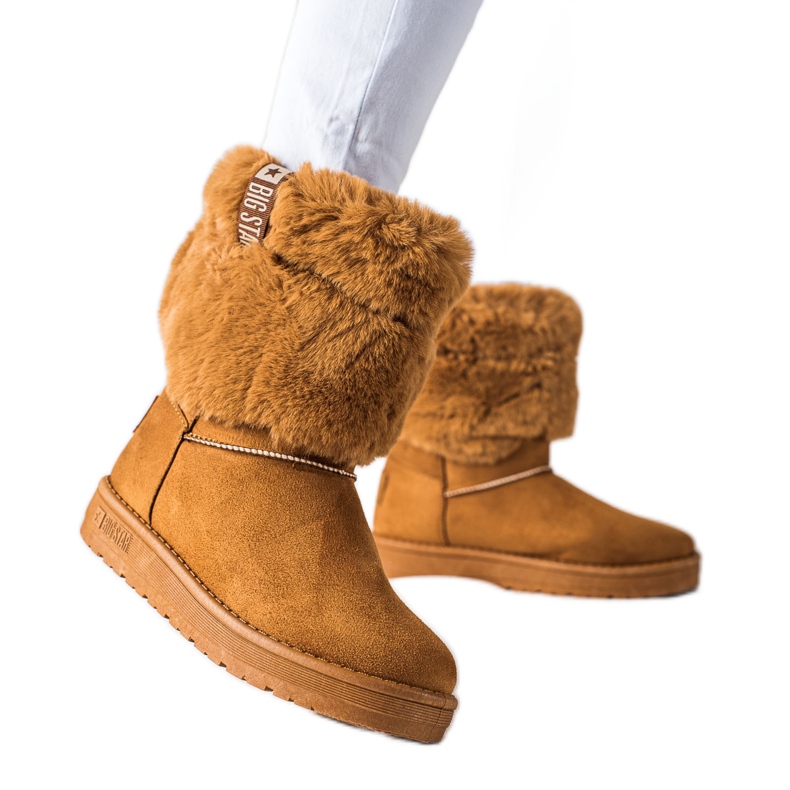 Botas de nieve para mujer Big Star II274127 marrón Botas de nieve para mujer Big Star II274127 marrón