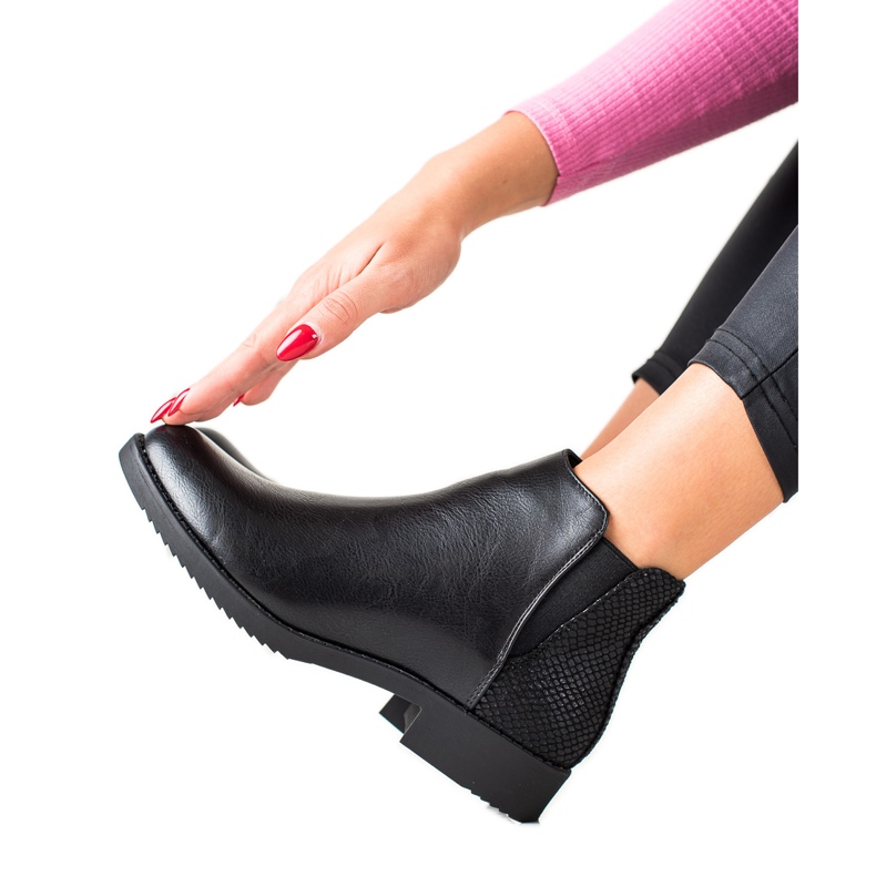 J. Star Botas negras clásicas negro