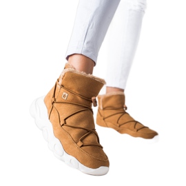 Botas de nieve para mujer Big Star II274266 marrón Botas de nieve para mujer Big Star II274266 marrón