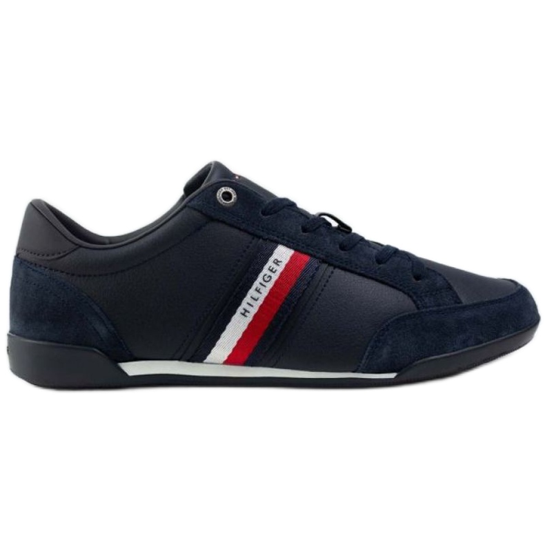 Zapatos Tommy Hilfiger Corporate Material Mix Leather M FM0FM03741 DW5 azul marino