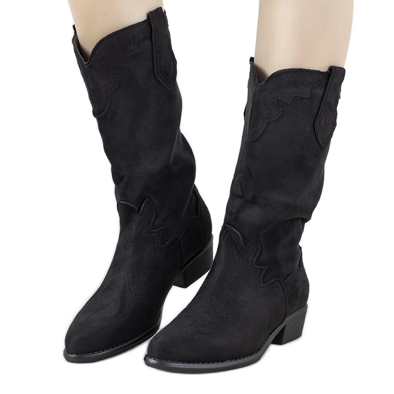 Botas negras en la publicación LuckyShoes negro