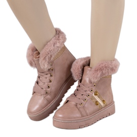 Zapatillas de invierno rosa Bernal rosado