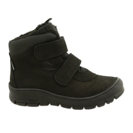 Botas Negras Impermeables con Velcro Mazurek 1360 negro