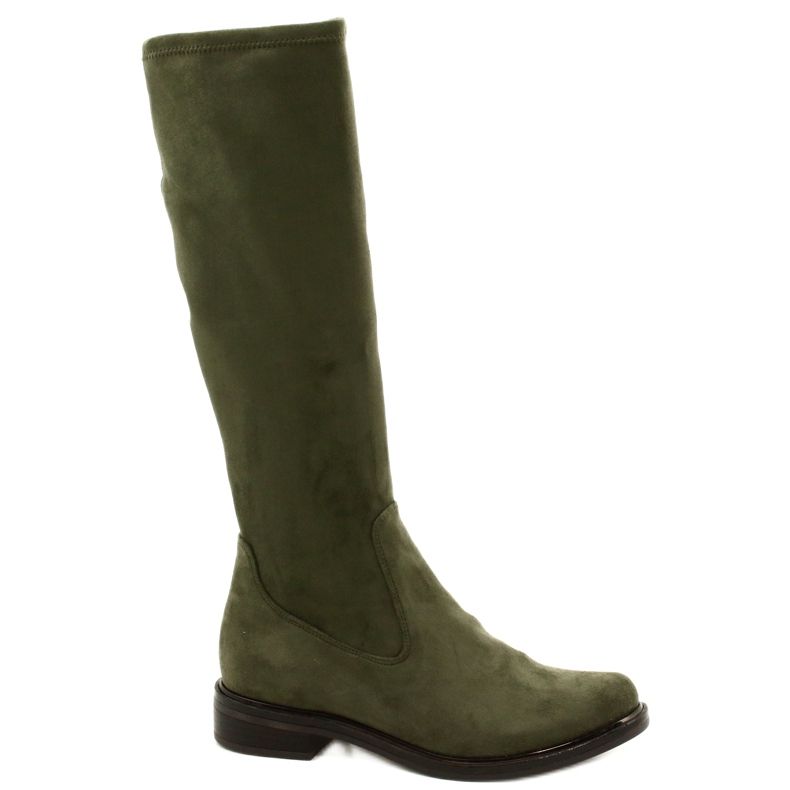Botas de mujer Caprice 25512-27 737 oliva stretch verde