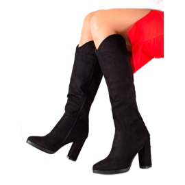 Super Mode Botas de ante negras negro Super Mode Botas de ante negras negro