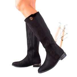 Yes Mile Botas negras con estilo negro