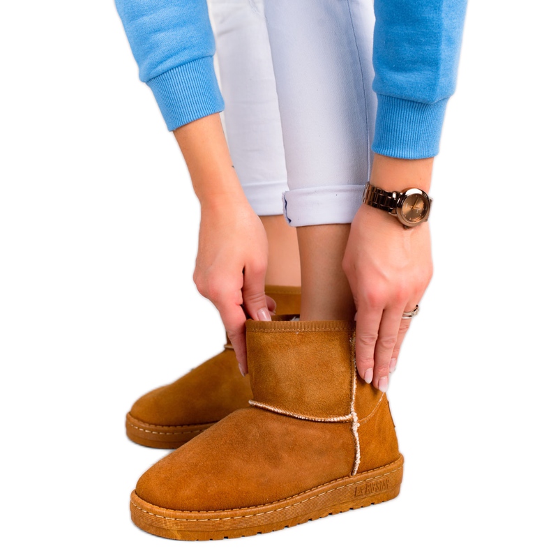 Botas de nieve para mujer Big Star II274441 marrón Botas de nieve para mujer Big Star II274441 marrón