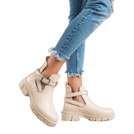 Bestelle Trabajadores de moda sin cordones beige