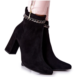 Botas Altas Piel Laura Messi Negra 2203 negro