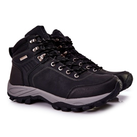 PE1 Zapatos de trekking cálidos negros para hombre Dannis