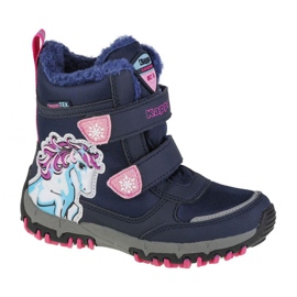 Zapatos Kappa Flake Tex K Jr 260917K-6722 azul marino