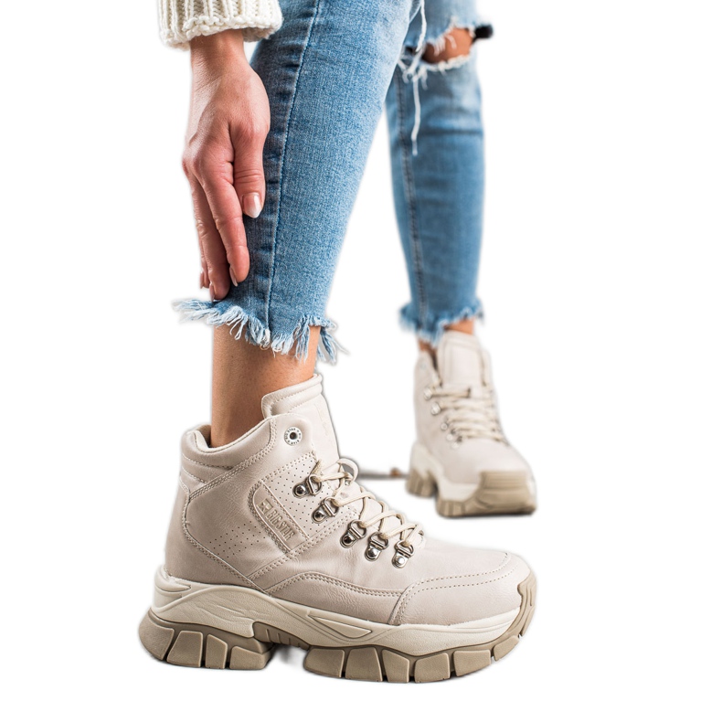 Botas de Mujer Big Star II274331 beige Botas de Mujer Big Star II274331 beige