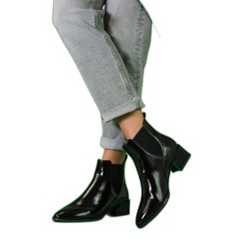 Elegantes botines Chelsea de Sergio Leone negro