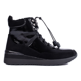 Groto Gogo Botas deportivas cómodas negro