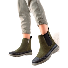 Botas de mujer Big Star II274355 verde Botas de mujer Big Star II274355 verde