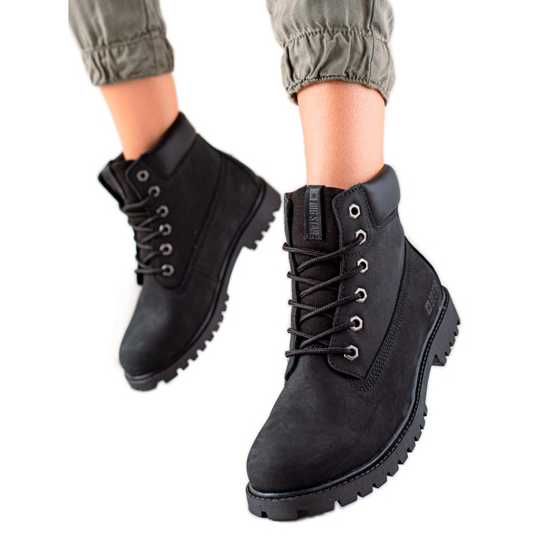 Botas de montaña para mujer Big Star II274446 negro
