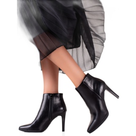 Botas De Tacón Alto Sergio Leone negro