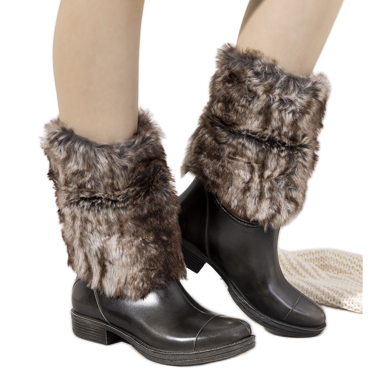 Chanclas grises con pelo de Corrales