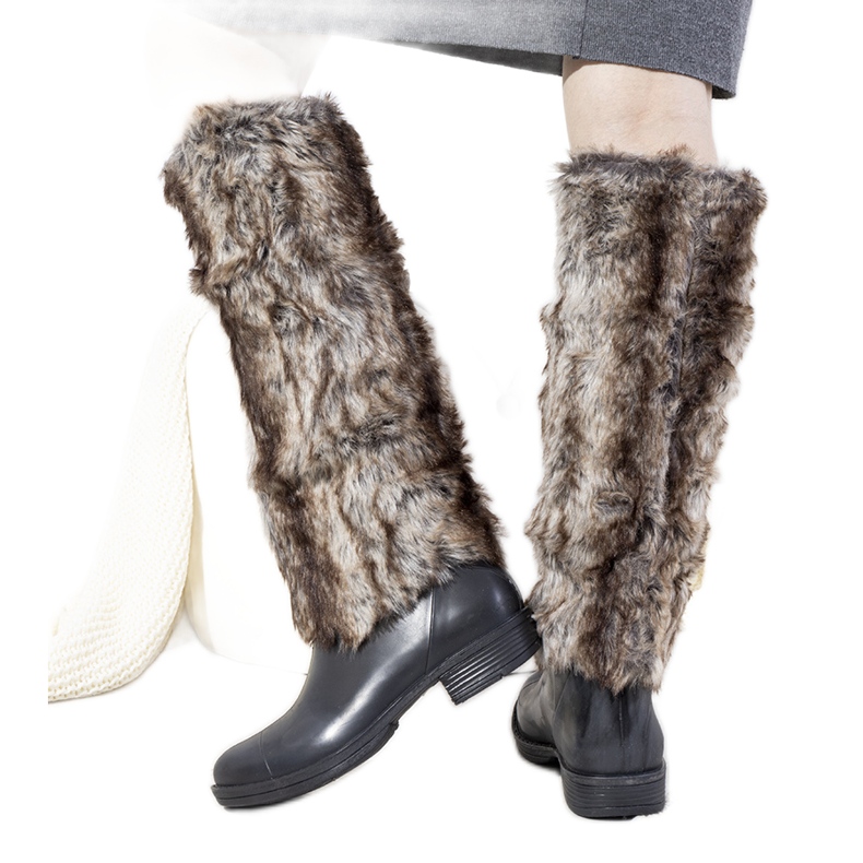 Botas de lluvia negras con pelo Melgar negro