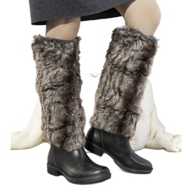 Botas de lluvia grises con pelo Melgar