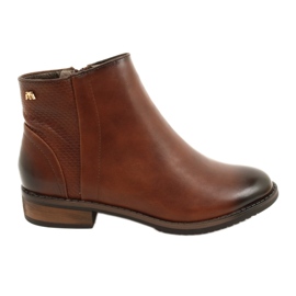 M.Daszyński Botines marrones Chelsea boots SA62-2 marrón
