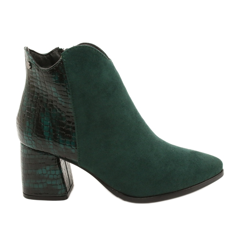 M.Daszyński Botas de ante verde MR2025-3 negro M.Daszyński Botas de ante verde MR2025-3 negro