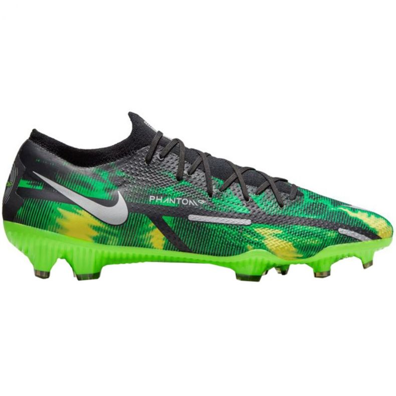 Zapatillas de fútbol Nike Phantom GT2 Pro Fg Sw M DM0734 003 multicolor verde Zapatillas de fútbol Nike Phantom GT2 Pro Fg Sw M DM0734 003 multicolor verde