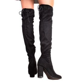TRENDI Sexy mosqueteros negros