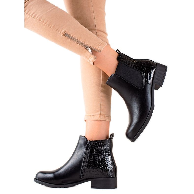 Queen Vivi Botines casuales negro