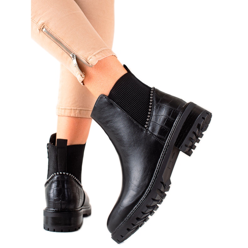 Kayla Botas casuales cálidas negro Kayla Botas casuales cálidas negro
