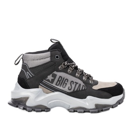 Zapatillas de hombre Maclovio Big Star negras y grises negro