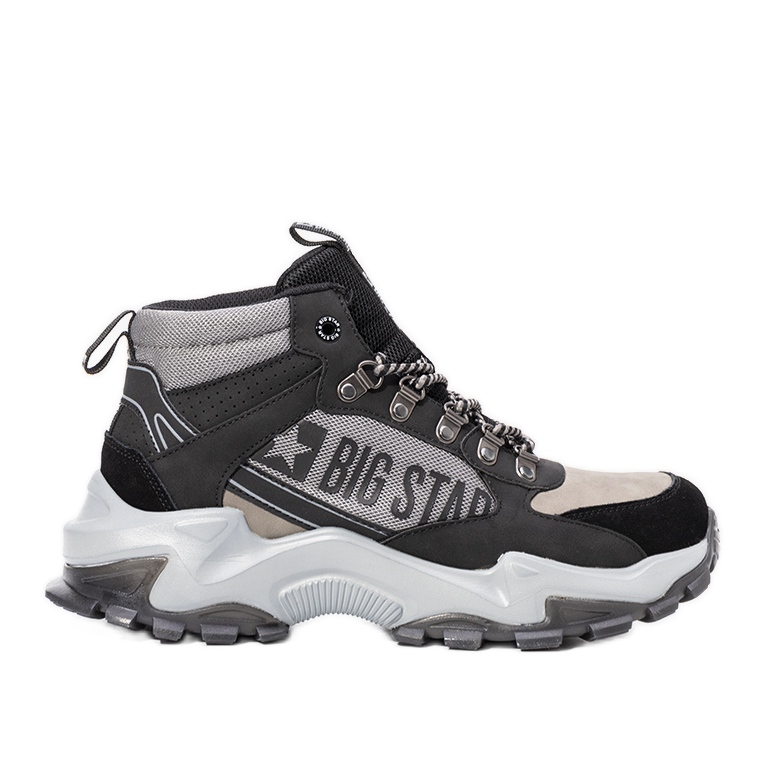 Zapatillas de hombre Maclovio Big Star negras y grises negro
