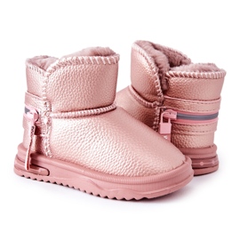 PA1 Botas de nieve para niños Pink Frosty rosado rosado