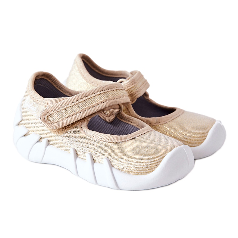 BEFADO S.A. Inblu Shiny 109P224 Pantuflas de bailarina doradas
