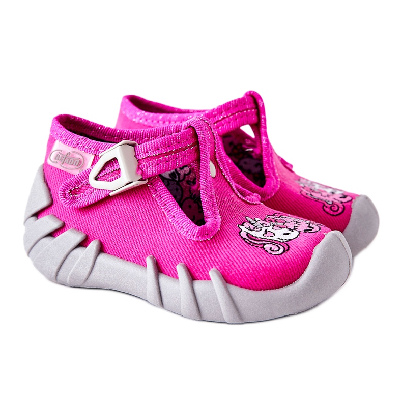 BEFADO S.A. Pantuflas Inblu Unicorns 110P435 Rosa rosado