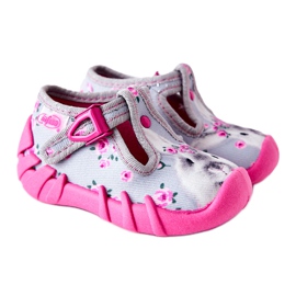 BEFADO S.A. Pantuflas Inblu Bunny 110P425 Gris-Rosa rosado
