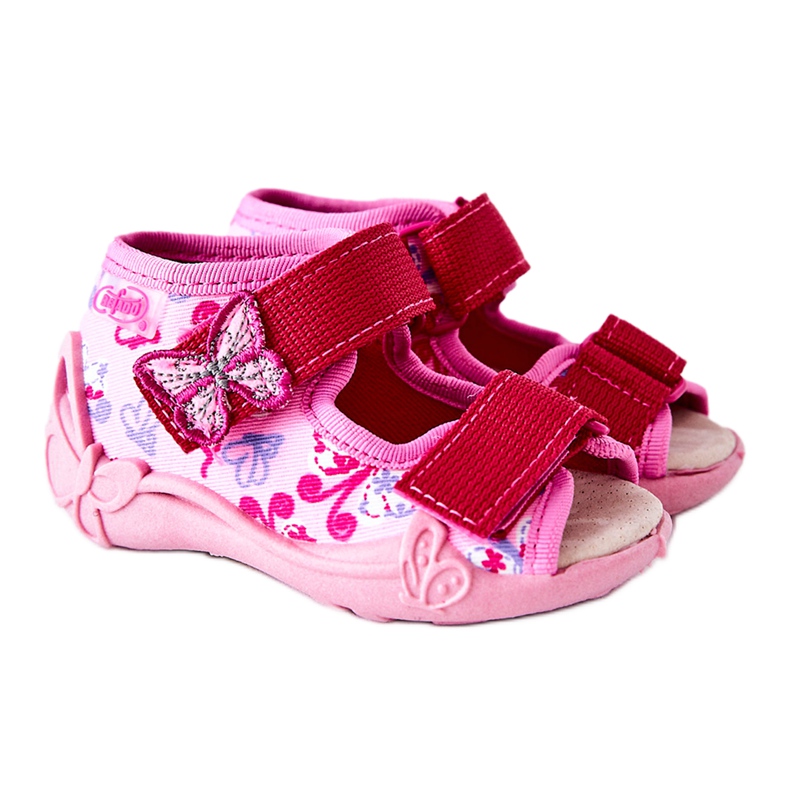 BEFADO S.A. Sandalias Inblu Con Velcro 342P021 Rosa rosado