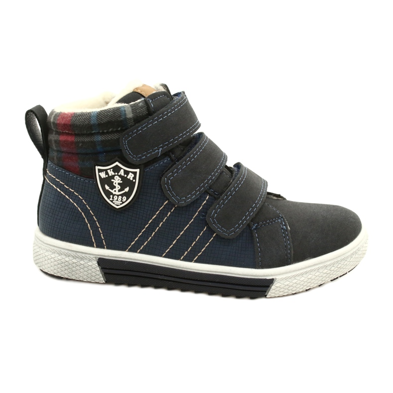 Zapatillas deportivas con aislamiento de piel American Club GC24 / 21 Azul Marino