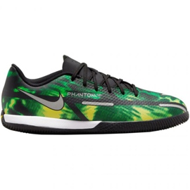 Zapatillas de fútbol Nike Phantom GT2 Academy Ic Sw Jr DM0749 003 negro verde verde
