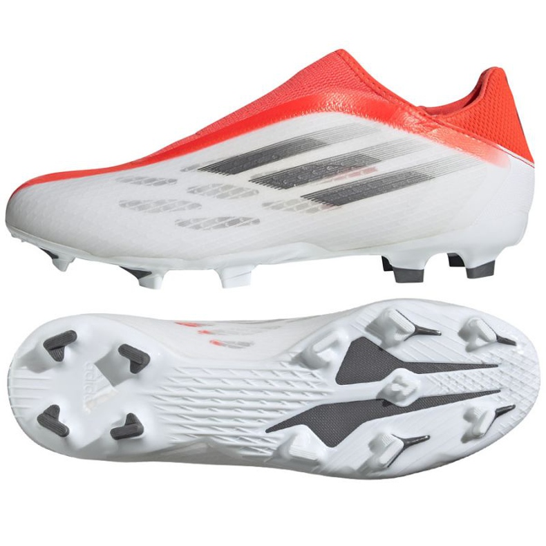 Botas de fútbol adidas X Speedflow.3 Ll Fg M FY3274 multicolor blanco