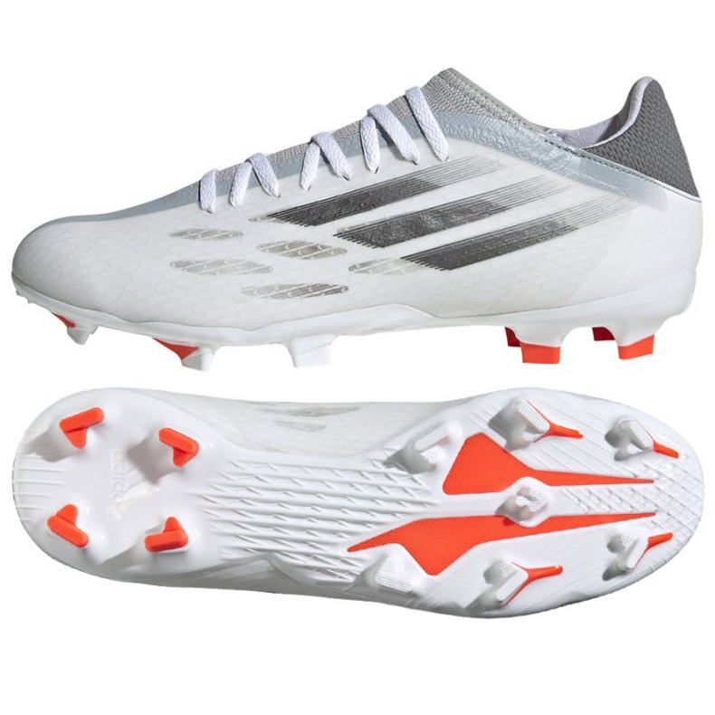 Botas de fútbol adidas X Speedflow.3 Fg M FY3295 multicolor blanco Botas de fútbol adidas X Speedflow.3 Fg M FY3295 multicolor blanco