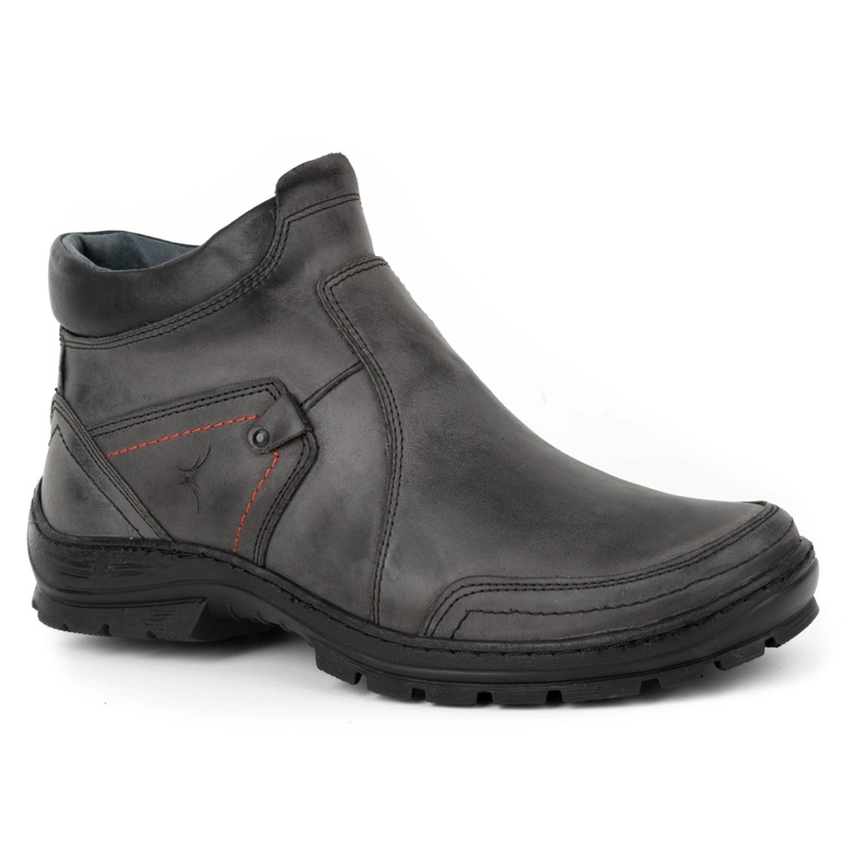 Olivier Botas de piel de invierno para hombre 352MP gris Olivier Botas de piel de invierno para hombre 352MP gris